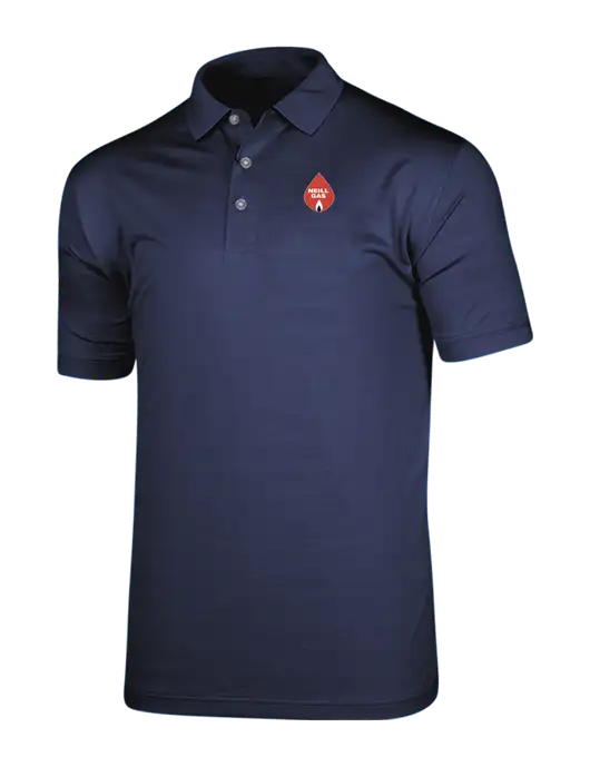 Callaway Vibrant Navy Ventilated Polo w/Neill Gas Logo
