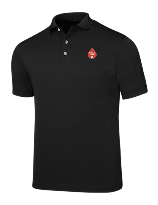 Callaway Ottoman Black Polo w/Neill Gas Logo