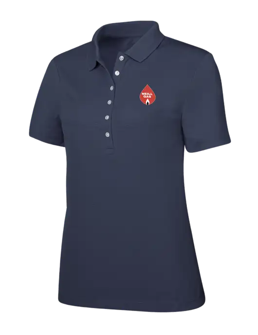 Callaway Womens Ottoman Navy Polo w/Neill Gas Logo