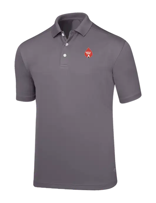 Callaway Core Medium Grey Performance Polo w/Neill Gas Logo