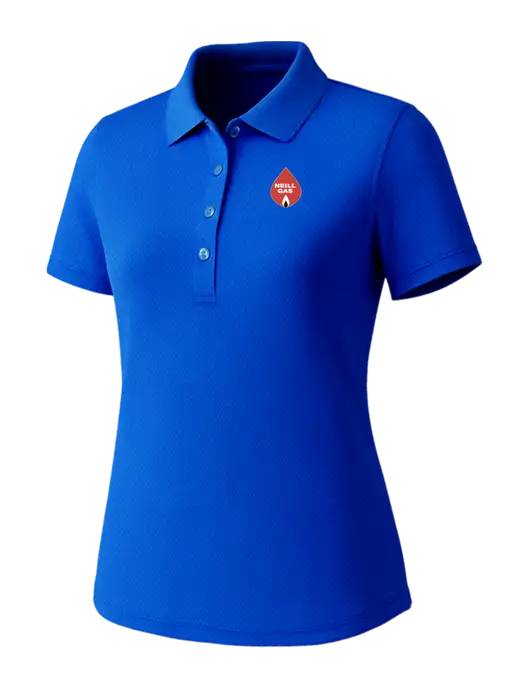 Callaway Womens Core Royal Performance Polo w/Neill Gas Logo