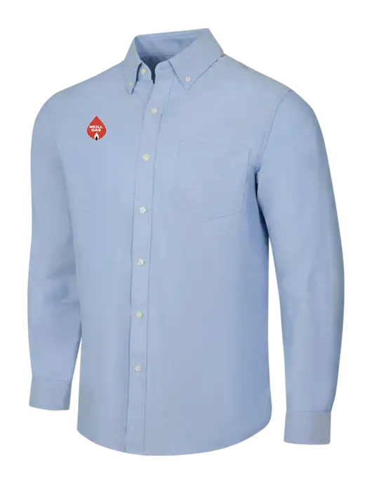 Light Blue SuperPro Oxford Shirt w/Neill Gas Logo