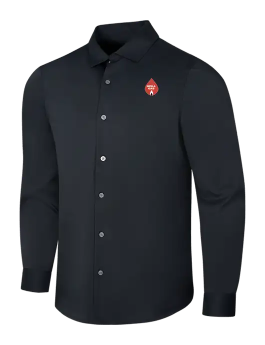 Black City Stretch Shirt w/Neill Gas Logo