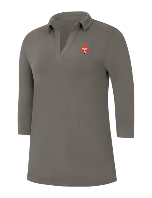Womens Dark Grey Luxe Knit Tunic w/Neill Gas Logo