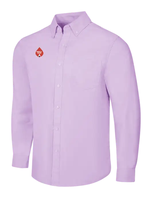 Soft Purple SuperPro Oxford Shirt w/Neill Gas Logo