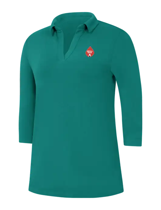 Womens Teal Luxe Knit Tunic w/Neill Gas Logo