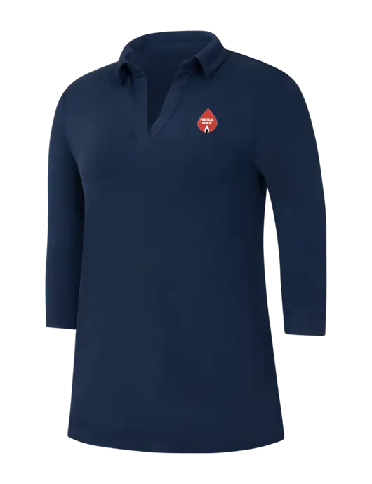 Navy Womens Luxe Knit Tunic w/Neill Gas Logo