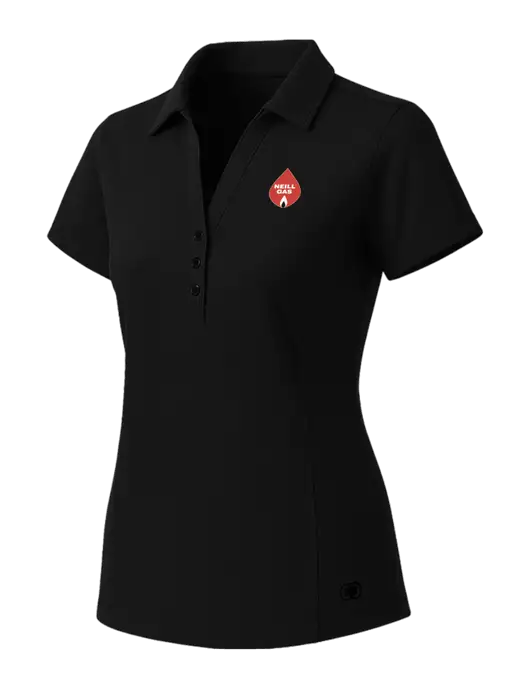 OGIO Womens Blacktop ONYX Polo w/Neill Gas Logo