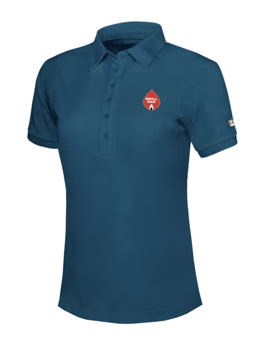 OGIO Womens Light Navy Jewel Polo w/Neill Gas Logo