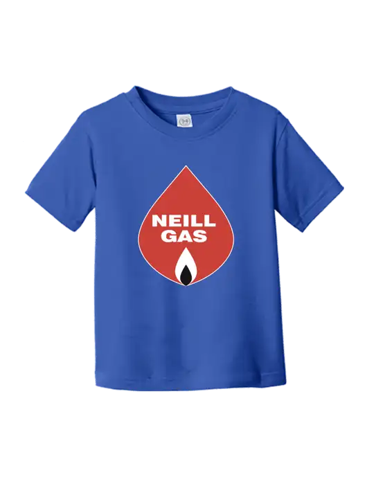 Rabbit Skins Royal Toddler Fine Jersey Tee w/Neill Gas Logo