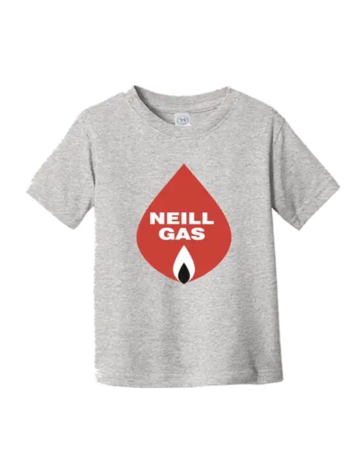 Rabbit Skins Light Grey Heather Toddler Fine Jersey Tee w/Neill Gas Logo