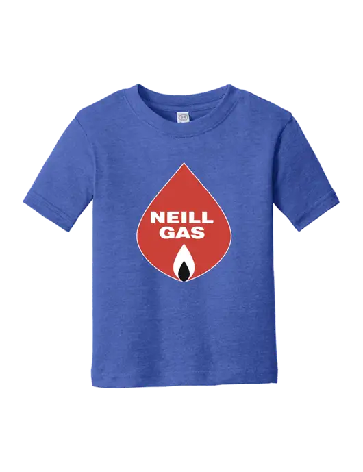 Rabbit Skins Vintage Royal Toddler Fine Jersey Tee w/Neill Gas Logo