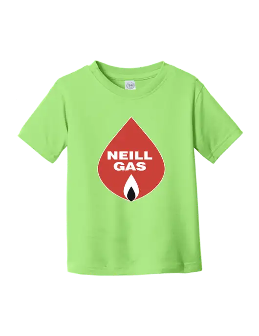 Rabbit Skins Key Lime Toddler Fine Jersey Tee w/Neill Gas Logo