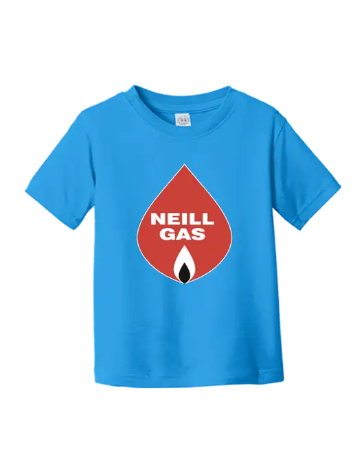 Rabbit Skins Cobalt Toddler Fine Jersey Tee w/Neill Gas Logo