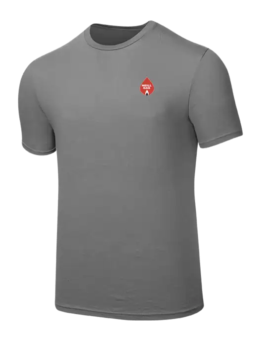 Seriously Soft Medium Grey T-Shirt w/Neill Gas Logo