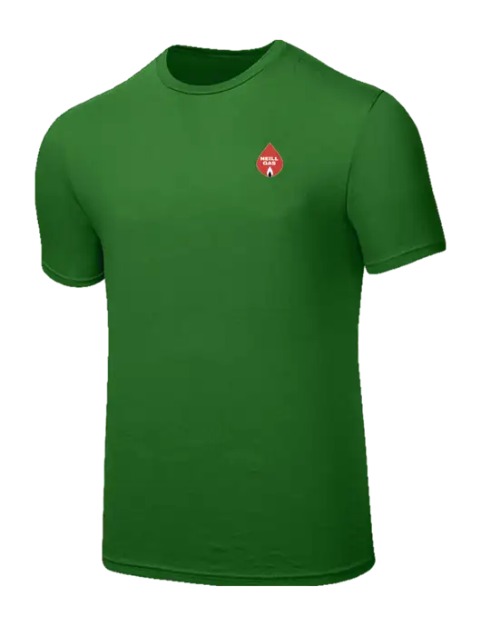 Seriously Soft Kelly Green T-Shirt w/Neill Gas Logo