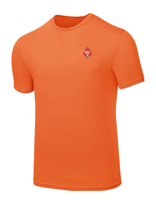 Seriously Soft Orange T-Shirt w/Neill Gas Logo