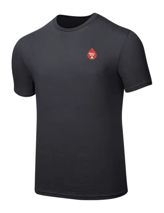 Seriously Soft Charcoal T-Shirt w/Neill Gas Logo