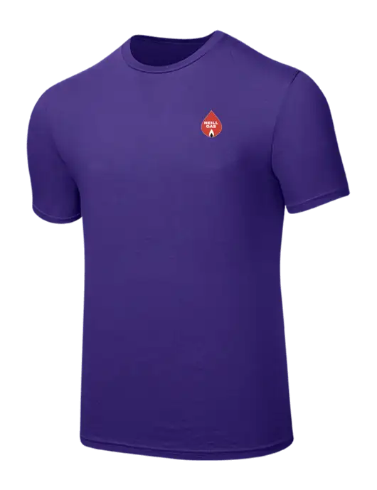 Seriously Soft Purple T-Shirt w/Neill Gas Logo