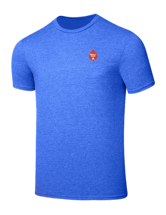 Seriously Soft Royal Frost T-Shirt w/Neill Gas Logo