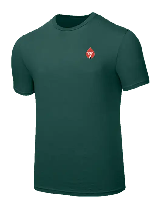 Seriously Soft Dark Green T-Shirt w/Neill Gas Logo