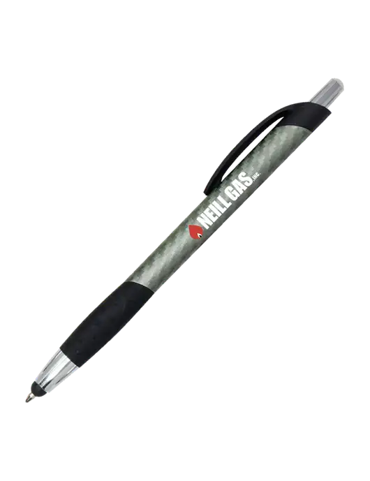 Sunray Gunmetal Stylus Pen w/Neill Gas Logo