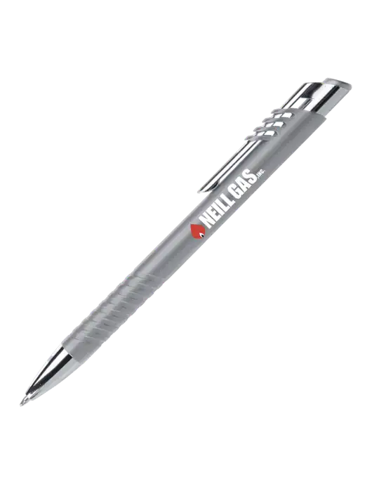 Schirhart Grey Pen - Black Ink w/Neill Gas Logo