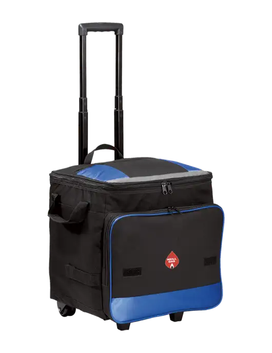 Twilight Blue Rolling Cooler w/Neill Gas Logo