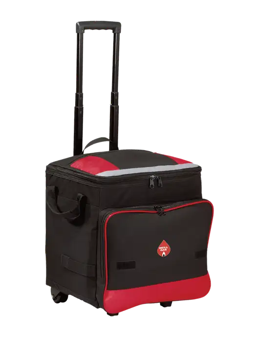 Red Rolling Cooler w/Neill Gas Logo