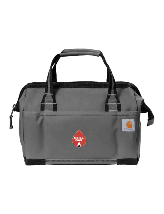 Carhartt Foundry Series 14” Grey Tool Bag w/Neill Gas Logo