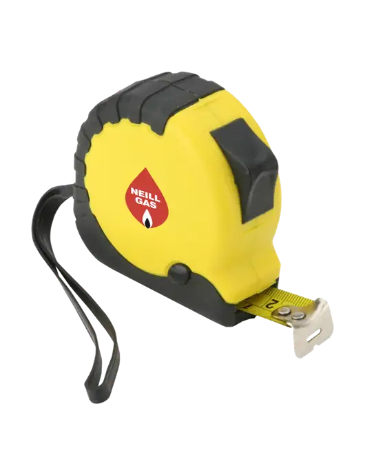 Yellow Tape Measure, 16' w/Neill Gas Logo