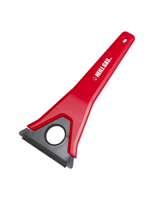 TriBlade Red Windshield Scraper w/Neill Gas Logo