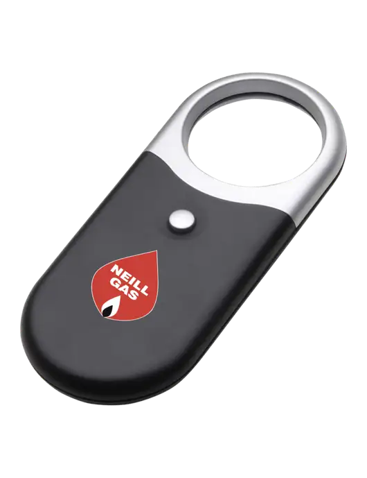 Compact Black Magnifier Light w/Neill Gas Logo