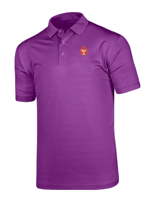 Callaway Vibrant Purple Ventilated Polo w/Neill Gas Logo