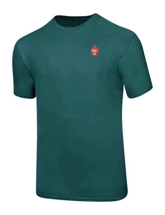 Ring Spun Dark Teal 4.5 oz T-Shirt w/Neill Gas Logo