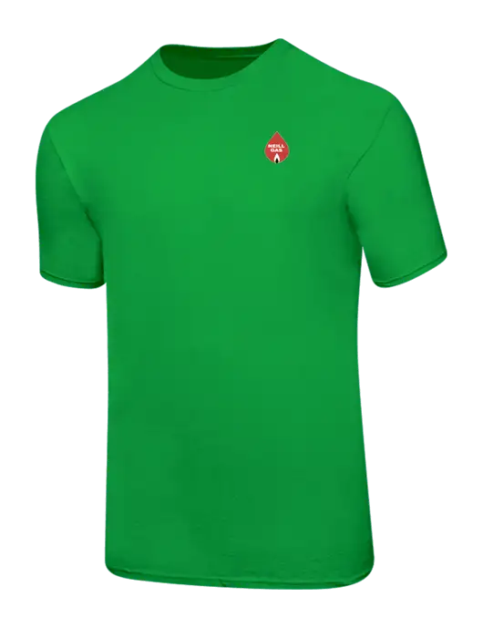 Ring Spun Light Kelly Green 4.5 oz T-Shirt w/Neill Gas Logo