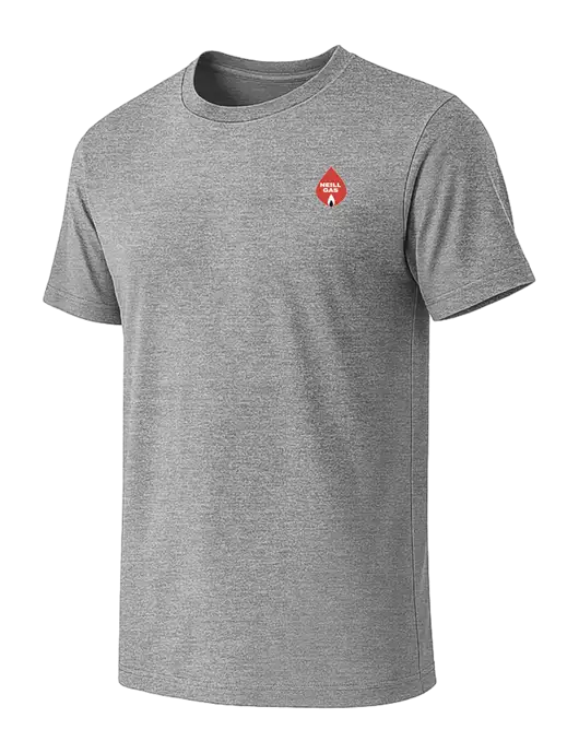 BELLA+CANVAS Heather Grey CVC Short Sleeve Tee w/Neill Gas Logo