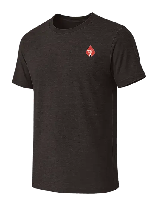BELLA+CANVAS Dark Grey Heather CVC Short Sleeve Tee w/Neill Gas Logo