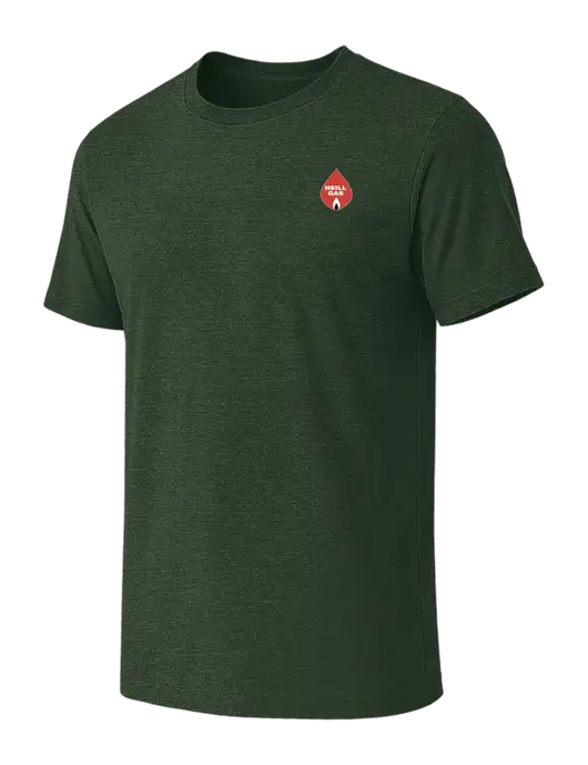 BELLA+CANVAS Heather Forest CVC Short Sleeve Tee w/Neill Gas Logo