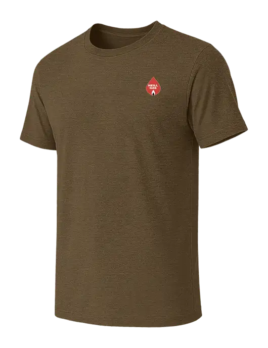 BELLA+CANVAS Heather Olive CVC Short Sleeve Tee w/Neill Gas Logo