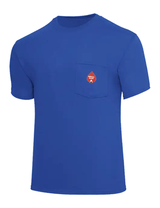 Core Blend Royal Pocket T-Shirt w/Neill Gas Logo