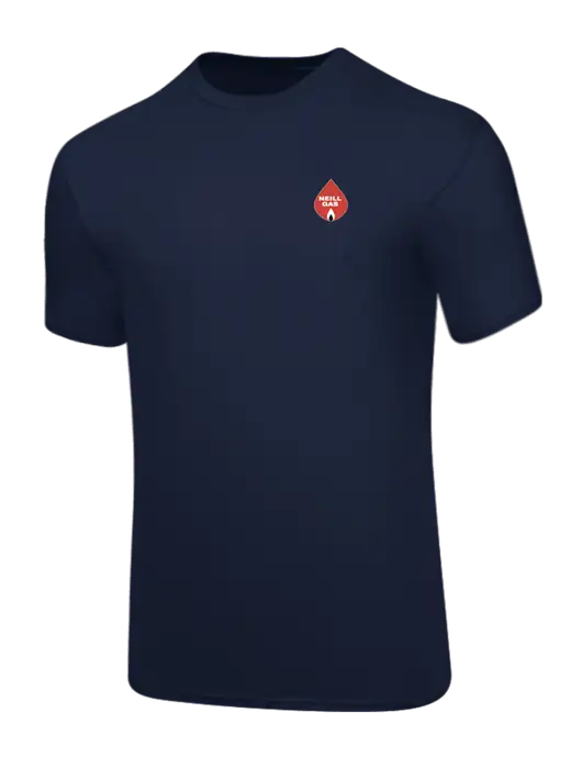 Core Blend Navy T-Shirt w/Neill Gas Logo