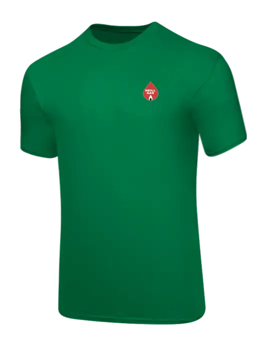 Core Blend Kelly Green T-Shirt w/Neill Gas Logo