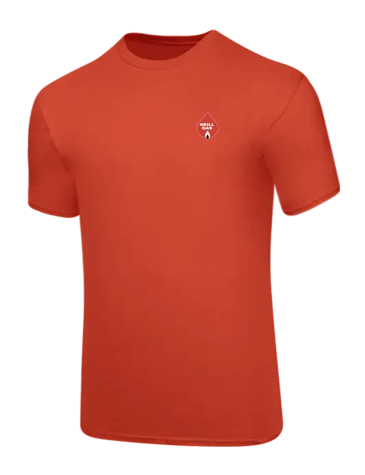 Core Blend Dark Orange T-Shirt w/Neill Gas Logo