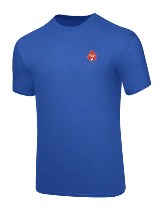 Core Blend Royal Blue T-Shirt w/Neill Gas Logo
