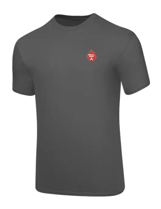 Core Blend Medium Grey T-Shirt w/Neill Gas Logo