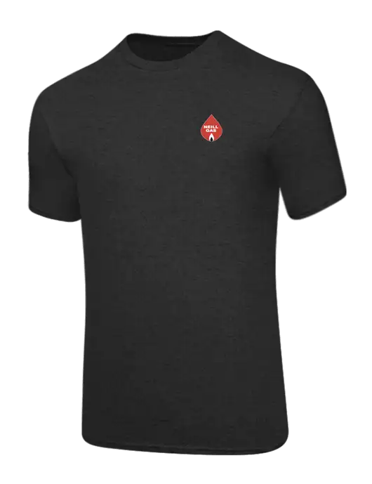 Core Blend Dark Heather Grey T-Shirt w/Neill Gas Logo