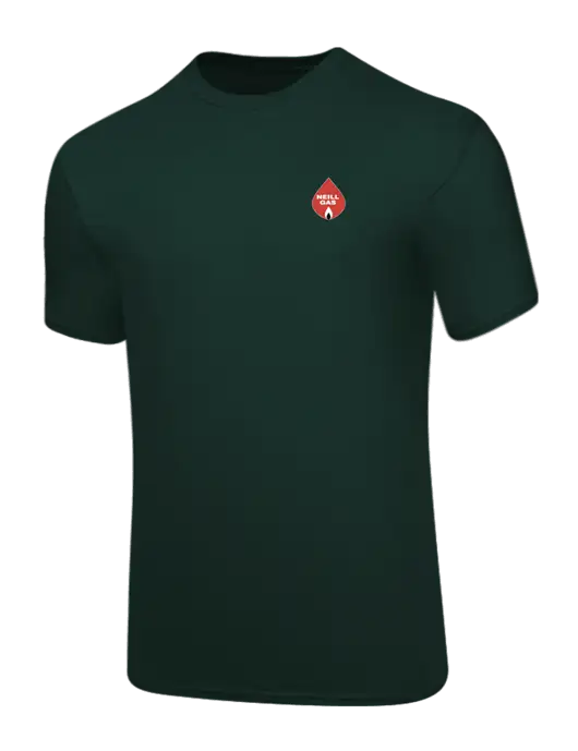 Core Blend Dark Green T-Shirt w/Neill Gas Logo
