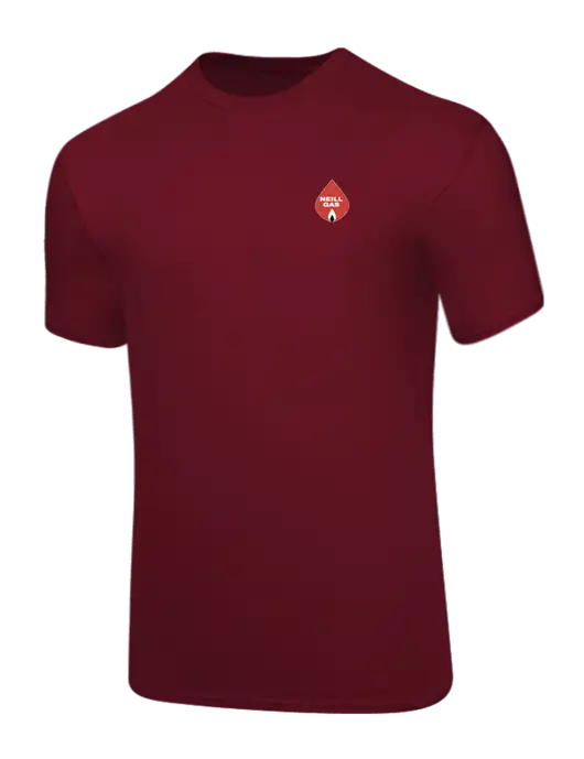 Core Blend Cardinal T-Shirt w/Neill Gas Logo