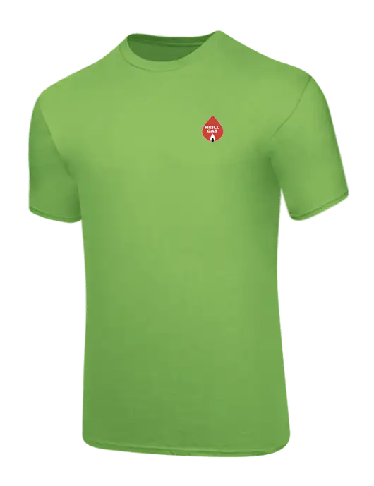 Core Blend Light Green T-Shirt w/Neill Gas Logo